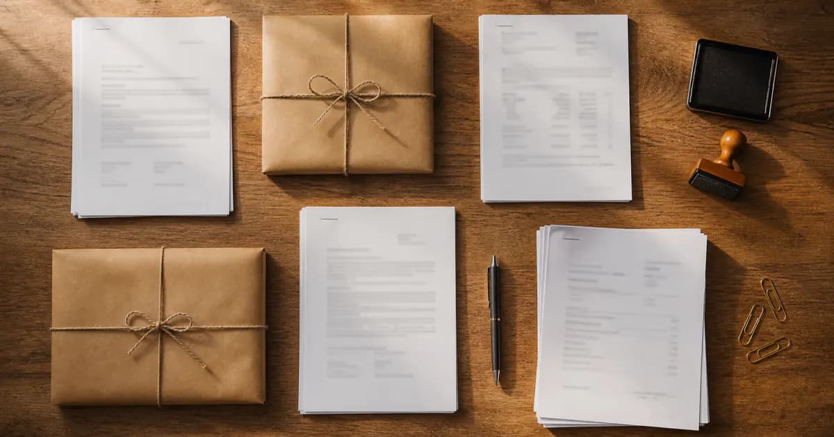 Small businesses: timestamping NDAs, contracts and supplier deliverables day to day